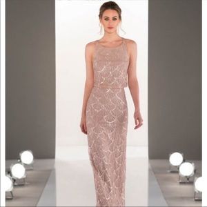 SORELLA VITA rose gold dress size 8